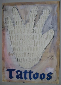 Norbert Fleischer Maler Original Zeichnung Kunstwerk Unikat Einzelstück signiert - Bild 1 von 7