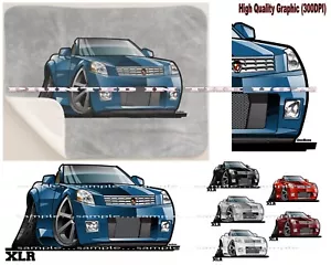 Manta de lana DigiRods Sherpa convertible modelo clásico Cadillac XLR - Imagen 1 de 8