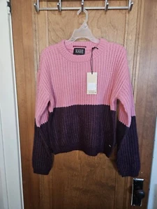 NWT Scotch & Soda Amsterdam Pink Purple Women's Sweater L, Ret. $178 - Picture 1 of 7