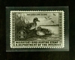 Federal Duck stamp RW6 Mint LH 1939 migratory duck hunting stamp - Picture 1 of 2