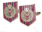 Royal Corps of Engineers Cufflinks Military Cuff Links Shield