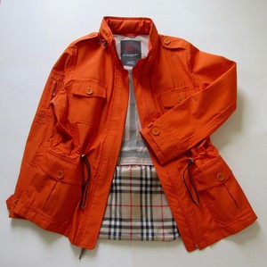 burberry coat orange