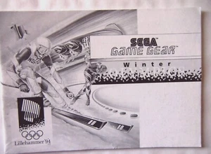 61672 Anleitungsheft - Olympische Winterspiele - Sega Game Gear (1993) - Bild 1 von 1