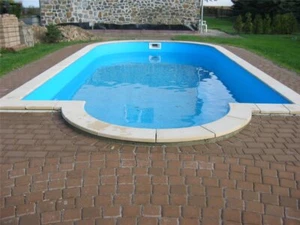 Beckenrandsteine Betonstein Pool Randsteine Poolumrandung Beton Rechteck Treppe - Bild 1 von 7