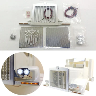 Metal LED Air Intake Cover for 1/14 Tamiya RC Truck Car King Hauler 56344 56301 - Image 1 of 4