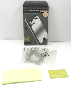 iFrogz - Ultra Reflective Mirrored Screen Protector for Apple iPhone 4G 4-Pack - Picture 1 of 6