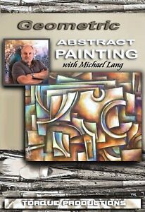 Art Instruction DVD ''Geometric" Abstract Painting  Michael Lang How To Demo