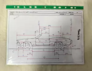 Buick GS 455 Convertible Brooklin Modelos 1970 BRK218 Patrón Dibujos y Notas - Imagen 1 de 13
