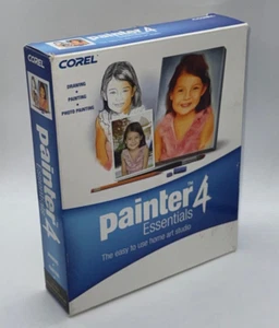COREL Painter Essentials 4 - PC & MAC, 2007 - BIG BOX - COMPLETE - AUSSIE STOCK - Picture 1 of 3