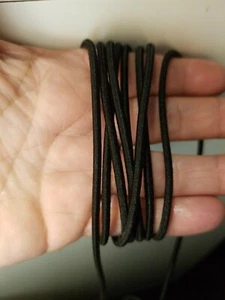 30 Yards Elastic Band Cord 3mm (1/8") Width Black USA - Picture 1 of 1