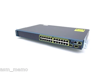 CISCO WS-C2960S-24TS-S 24-Port Gigabit Switch 15.0-tar SFP Uplink 2960S-24TS-S - Image 1 of 3