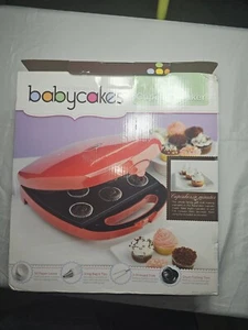 BABYCAKES Nonstick Coated Cupcake Maker CC-96RD Red - Picture 1 of 7