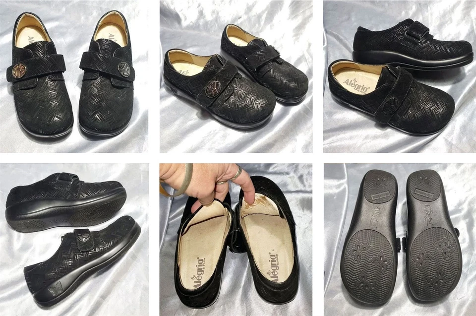 ALEGRIA PRETO CAMURÇA V ELCRO SAPATOS CONFORTO JOLEENTERLOCKIN JOL-588 TAMANHO 37 7/7.5  - Imagem 1 de 1