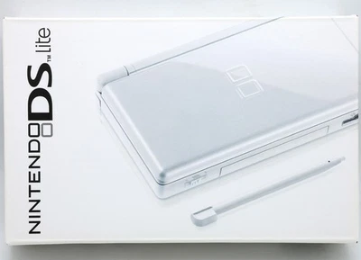 Nintendo DS Lite white mint in box w all accessories USG-001 USG S WB USZ & Case - image 1 of 4