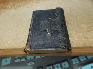 New Testament - American Bible Society - 1848 - 3rd Ed - Pocket Size w/ closure - Bild 1 von 13