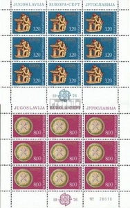 Yugoslavia 1635-1636 hoja miniatura (edición completa) nuevo 1976 artesanía - Imagen 1 de 1