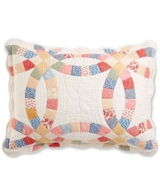 Nueva funda de almohada Charter Club artesanal falsa estándar acolchada $80 Foto 1 de 4