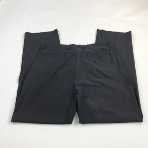 LOT 2 FJ Footjoy 36W 32L Tag (Actual 36W 32L) Stretch Chino Pants Black Blue - Picture 1 of 12