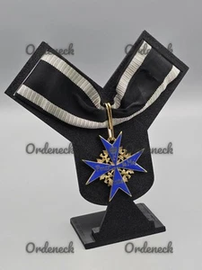 ORDENSTÄNDER - PASSEND FÜR - POUR LE MERITE - AUF EINEM 4,5 CM BREITEM HALSBAND - Picture 1 of 12