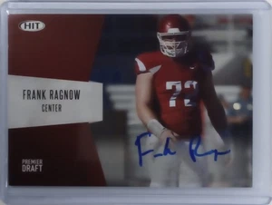 Frank Ragnow Sage Hit 2018 autógrafo automático novato RC #A-12 Detroit Lions - Imagen 1 de 3