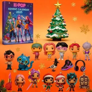 Demon-Hunter-Adventskalender-Blind-Box-Weihnachtsbaum-Acryl-Anhänger-Geschenke - Bild 1 von 6