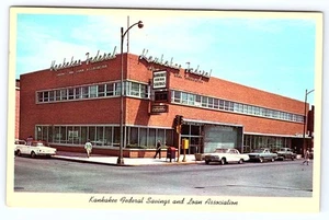 Kankakee illinois Federal Savings and Loan Association chrome Postcard D435 - Picture 1 of 2