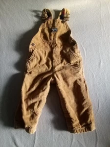 Oshkosh B'Gosh Cord Kleinkind Overall Braun Unisex 18/24 Monate - Bild 1 von 14