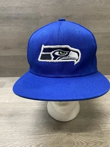 Sombrero con parche de los Seattle Seahawks sombrero azul a presión - Imagen 1 de 10