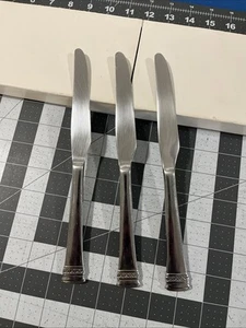 Oneida Cozumel (3) Tafelmesser 18/10 Edelstahl Besteck Ersatz - Bild 1 von 6