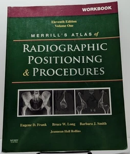 Merrill’s Atlas of Radiographic Positioning & Procedures Workbooks 11th Ed 1 & 2 - Picture 1 of 8