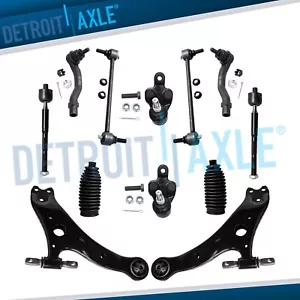 12pc Front Lower Control Arm Tierod End Kit for 2001 2002 2003 Toyota Highlander - Picture 1 of 8