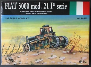 Tauro Model 1/35th Scale Fiat 3000 Mod. 21 1st Serie Kit No. 104 - Picture 1 of 2