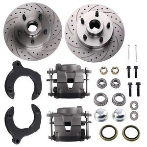 Front Disc Brake Kit for Mustang II front ends 1974-1978 5 x 4.75" Bolt Pattern - Picture 1 of 12