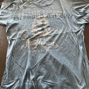 Howe Blue Graphic T-shirt Size Medium - Picture 1 of 3