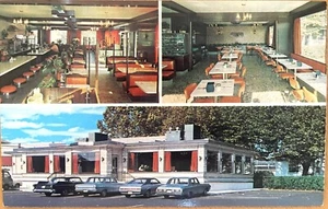 EGG HARBOR New Jersey, Ideal Diner Multi-View; 1970s Autos; RPPC; Near Mint - Bild 1 von 2