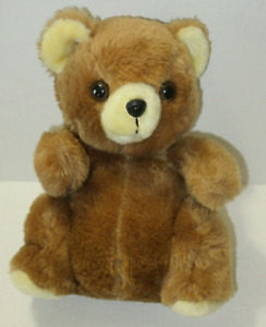 1979 DAEKOR Vintage 9" Pot Belly Brown Teddy Bear Stuffed Animal Plush Korea
