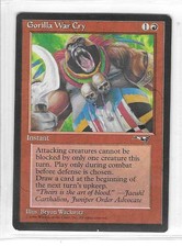 MTG Alliances --- GORILLA WAR CRY (v1) --- Common! NM! Magic Gathering!