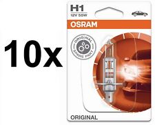 OSRAM ORIGINAL 10x H1 12V 55W P14.5s Einzelblister Halogen Scheinwerferlampe