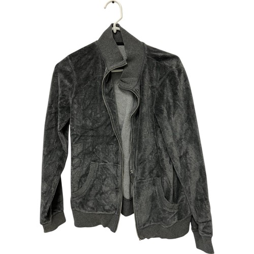 Set giacca e pantaloni velluto Michael Kors donna M full zip grigio tuta pull on