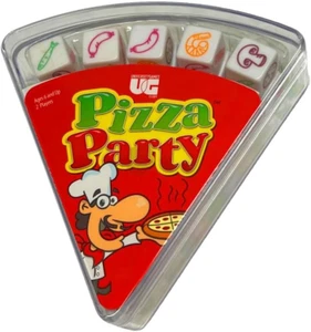 Juegos Universitarios, Juego de Dados Fiesta Pizza, Juego de Dados para Niños y Familias, Edades 6 - Imagen 1 de 12
