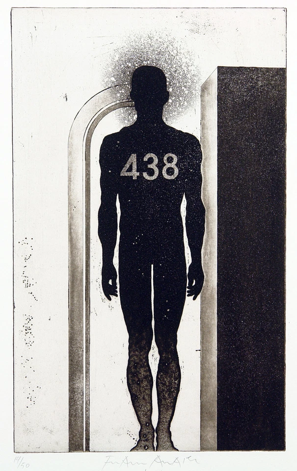 Surrealer Konstruktivismus. "438", 1972. Franz Anatol WYSS (*1940), handsigniert - Bild 1 von 3