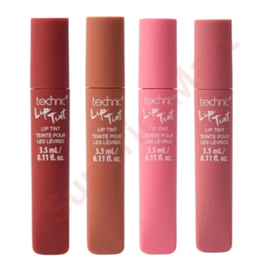 Technic Lip Tint Stain Gloss Long Lasting & Hydrating Jojoba Oil Vitamin E - Picture 1 of 5