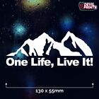 ONE LIFE LIVE IT Sticker Window Bumper 4x4 Off Road Defender Land Rover Mud