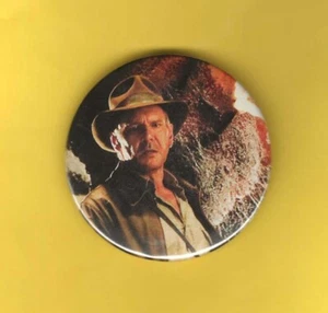 Indiana Jones Harrison Ford Film Pin Rückseite 2" Button - Bild 1 von 2
