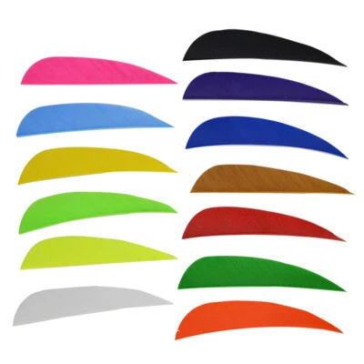 3" 50pcs Arrow Natural Feather Fletches RW Archery Bow DIY Shaft Hunting Target - Image 1 of 4