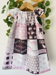 New Size 3 “ on the farm “ Dress - Picture 1 of 1