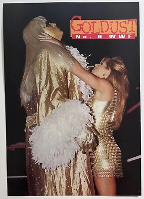 Pinup de página de revista de luta livre The Giant Big Show Goldust Marlena Terri Runnels - Imagem 1 de 2