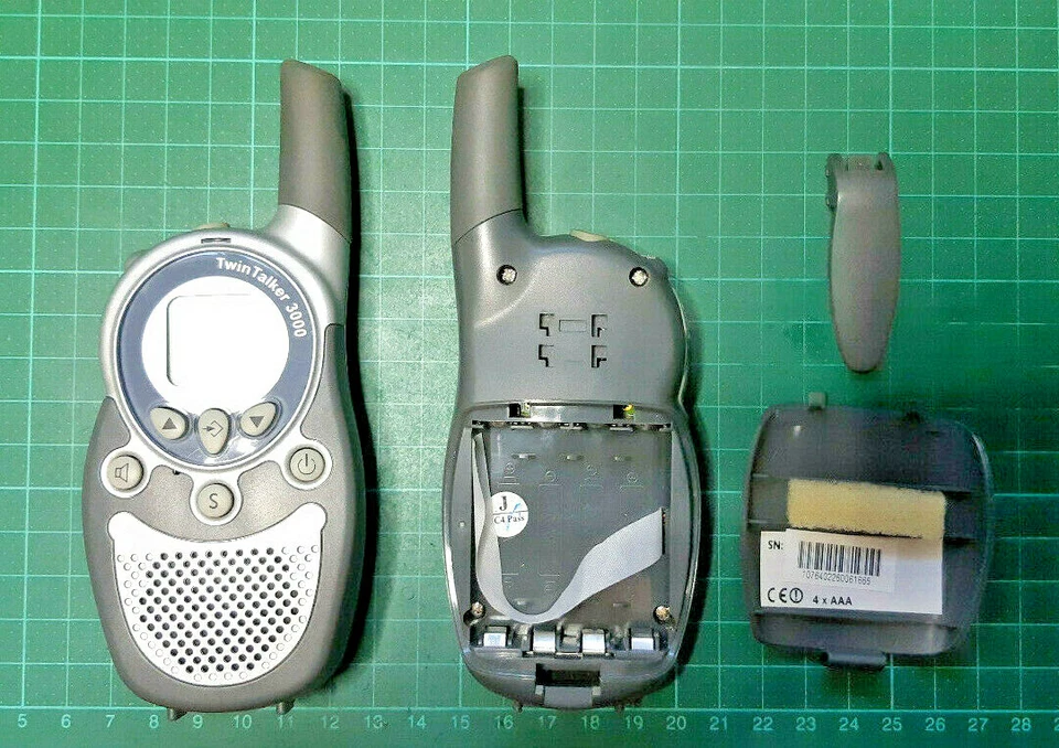 2 Stück Funkgerät PMR Topcom Twin Talker 3000 Betrieb mit 4 Stück AAA - Bild 1 von 1