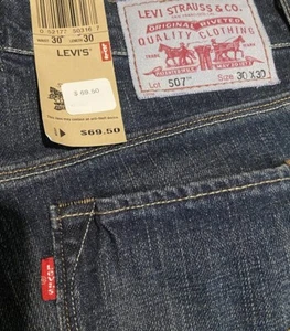 NEW! Levi's® LEVI’S VINTAGE CLOTHING 507 BOOTCUT JEANS 30 X 30 - Picture 1 of 12