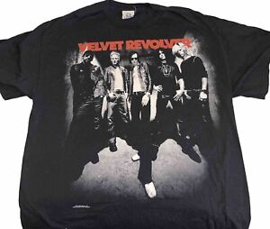 Velvet Revolver '2005' Jumbo Print T-shirt Official Mens Black XL